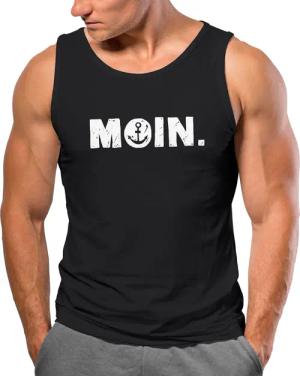 Neverless Tanktop Herren Tank-Top Moin Dialekt