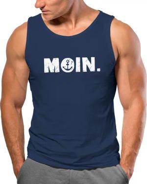 Neverless Tanktop Herren Tank-Top Moin Dialekt