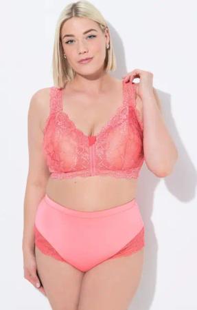 Ulla Popken Bustier Bralette Spitze Reißverschluss