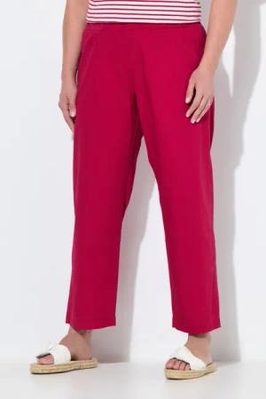 Ulla Popken Chinohose 7/8-Chinohose Ruby Elastikbund