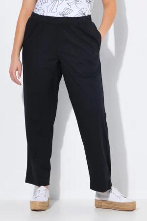 Ulla Popken Chinohose 7/8-Chinohose Ruby Elastikbund