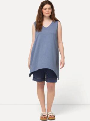 Ulla Popken Longshirt Longtop Zipfelsaum A-Linie