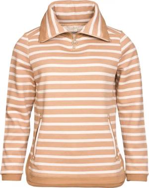 SER Sweatshirt Sweatshirt mit Troyer Kragen,