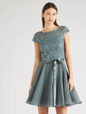 SWING Cocktailkleid (1-tlg) Pailletten