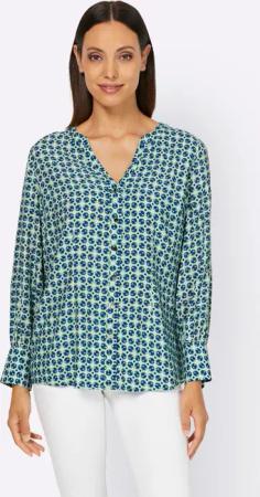 heine Klassische Bluse Druckbluse