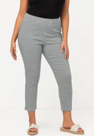 Ulla Popken Stoffhose 7/8-Bengalinhose Sienna Vichykaro