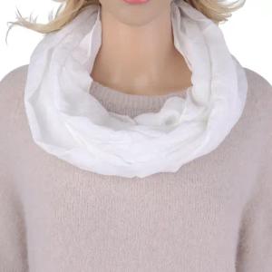MIRROSI Loop Damen Schal Unifarbe mit