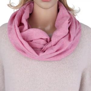 MIRROSI Loop Damen Schal Unifarbe mit