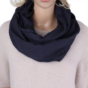 MIRROSI Loop Damen Schal Unifarbe mit