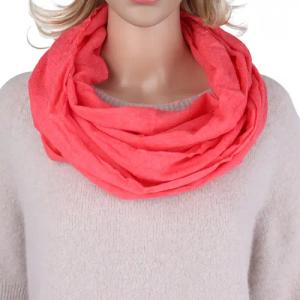 MIRROSI Loop Damen Schal Unifarbe mit