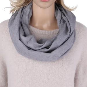 MIRROSI Loop Damen Schal Unifarbe mit