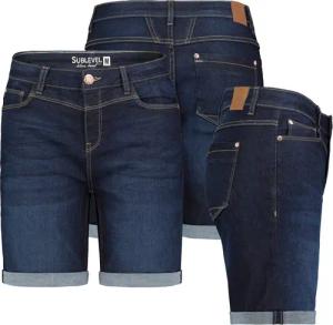 SUBLEVEL Bermudas Damen Jeans Shorts Bermuda