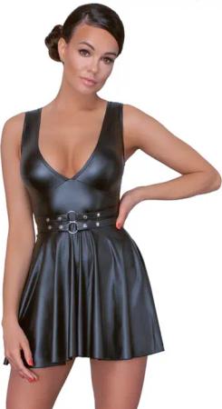 Cottelli Collection Minikleid Wetlook Kleid -