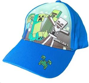 Minecraft Baseball Cap Basecap blau oder