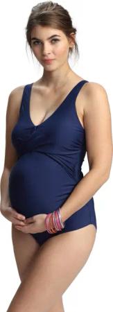 petit amour Umstandsbadeanzug AURELIA_dunkelblau maternity swimwear