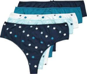 Ulla Popken Slip Strings 5er-Pack Millefleur/einfarbig