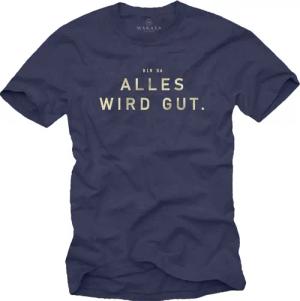 MAKAYA Print-Shirt Sprüche Herren > Bin