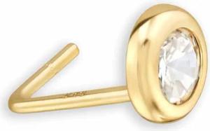 Monkimau Nasenpiercing 14K Gold Nasenstecker 3mm
