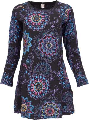 Guru-Shop Midikleid Besticktes Boho chic Minikleid,