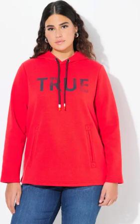 Ulla Popken Sweatshirt Hoodie True Kapuze
