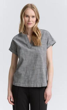 TOM TAILOR Kurzarmbluse Loose Fit Bluse