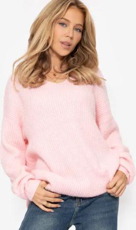 SASSYCLASSY Strickpullover Oversize Pullover Damen mit