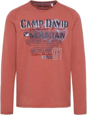 CAMP DAVID Longsleeve mit Used Print