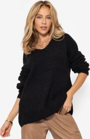 SASSYCLASSY Strickpullover Oversize Pullover Damen mit