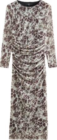 Next Maxikleid Mesh-Maxikleid mit langen Ärmeln