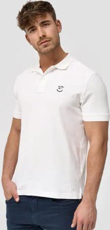 Indicode Poloshirt Wadim mit feiner Logo-Stickerei