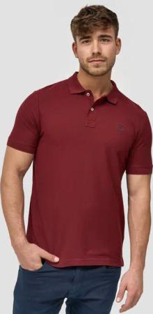 Indicode Poloshirt Wadim mit feiner Logo-Stickerei