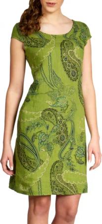 Caspar Sommerkleid SKL022 Damen Sommer Leinenkleid