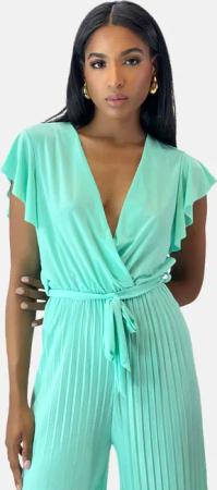 Elara Jumpsuit Elara Damen Jumpsuit V-Schnitt