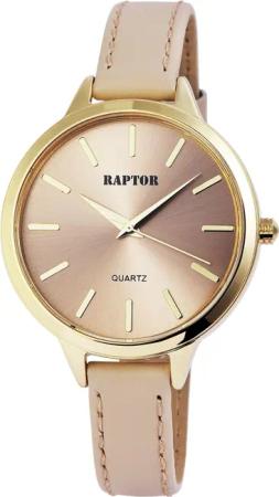 Raptor Quarzuhr Veloria mit Echtlederarmband, 3