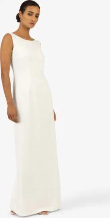 Kraimod Abendkleid mit Rückenschlitz und Rundhals