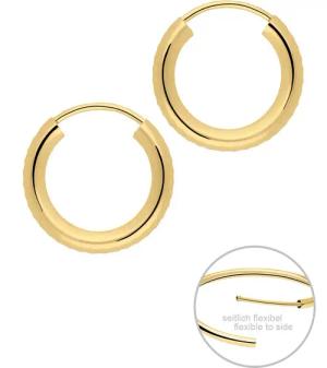 My Gold Paar Creolen Damen &