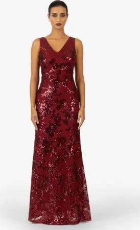 Kraimod Abendkleid mit V-Ausschnitt