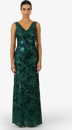 Kraimod Abendkleid mit V-Ausschnitt