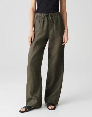 OPUS Leinenhose MILENI LINEN mit vorverlegter