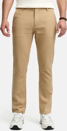 Indicode Leinenhose INGuy moderne Stretchhose mit