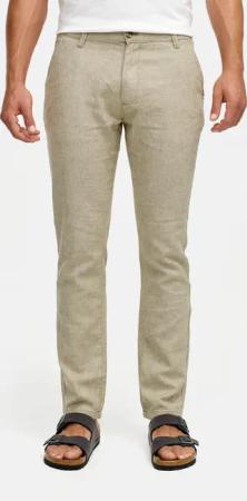 Indicode Leinenhose INGuy moderne Stretchhose mit