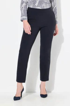 Ulla Popken Funktionshose Acetat-Hose schmales Bein