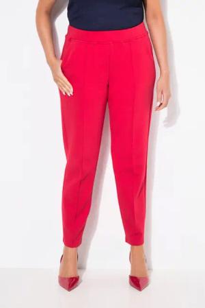 Ulla Popken Funktionshose Hose Punto-di-Roma-Jersey konisches