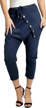Mississhop Caprihose Damen Capri Hose Boyfriend