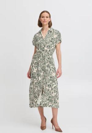 b.young Midikleid BYMMMJOELLA modisches Kleid mit