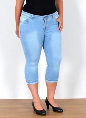ESRA Caprijeans Capri Jeans Damen High