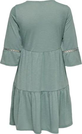 JDY Midikleid - modisches Spitzenkleid in