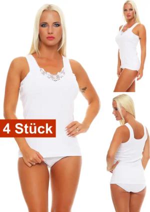 Cocain underwear Unterhemd Damen Unterhemd weiss
