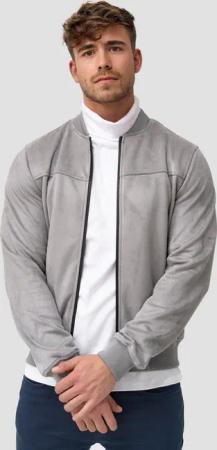 Indicode Sommerjacke Ibon Kunstlederjacke mit Stehkragen