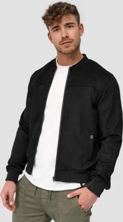 Indicode Sommerjacke Ibon Kunstlederjacke mit Stehkragen